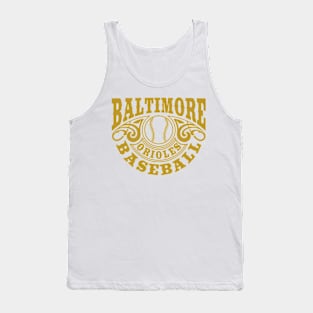 Vintage Retro Baltimore Orioles Baseball Tank Top